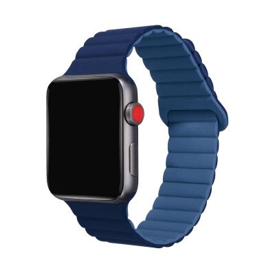 CELLY Λουράκι για Apple Watch 42/44/45MM Μαύρο - Ανοιχτό Μπλέ